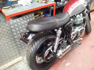 Stop Light Bobber Mudguard from Triumph Custom Parts